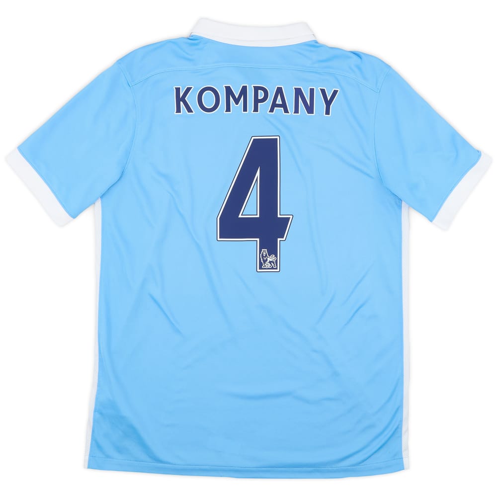2014-15 Manchester City Home Shirt Kompany #4 - 9/10 - (L)