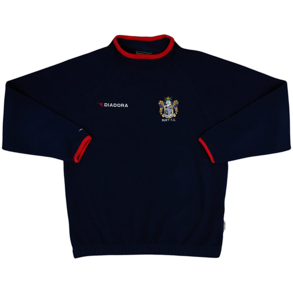 2000-01 Bury Diadora Fleece Drill Top - 9/10 - (M)