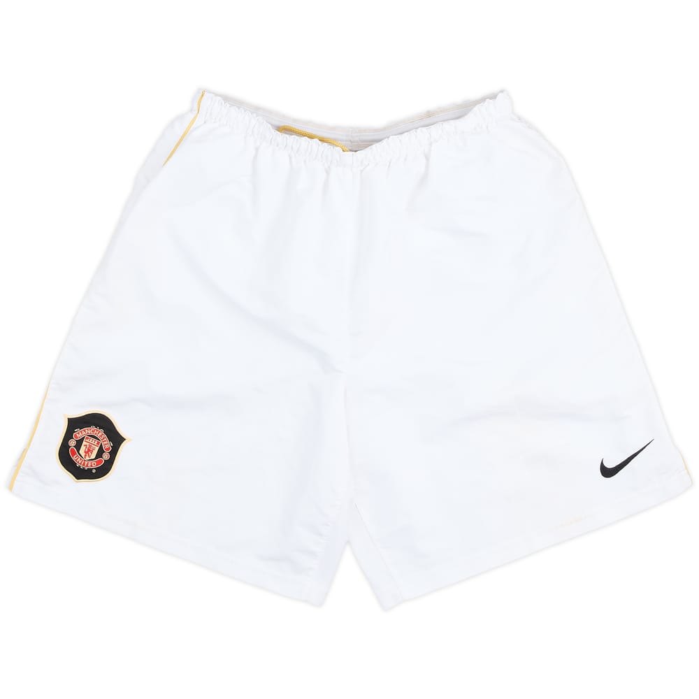 2006-07 Manchester United Home Shorts - 8/10 - (S)