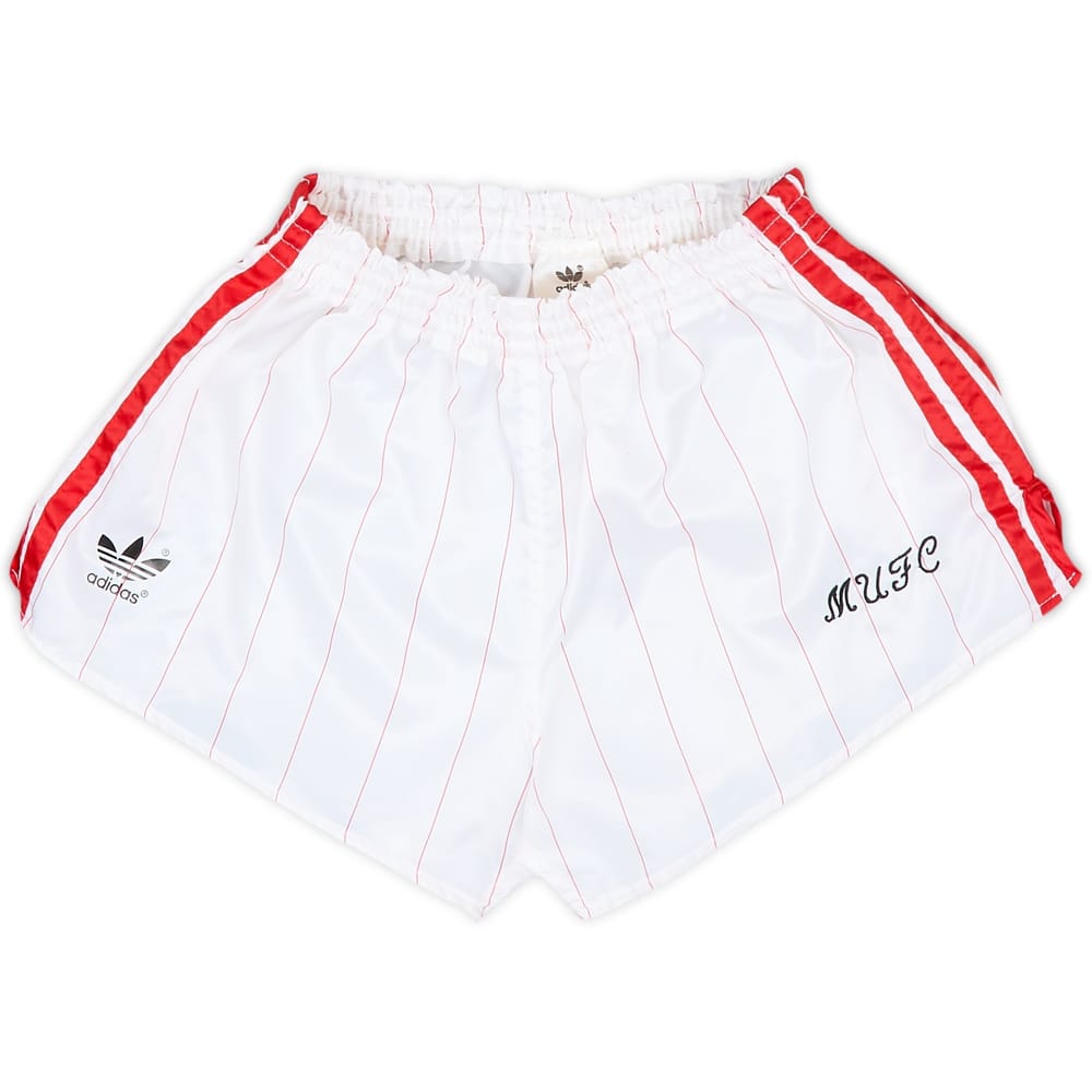 1984-86 Manchester United Home Shorts - 8/10 - (11-12 Years)