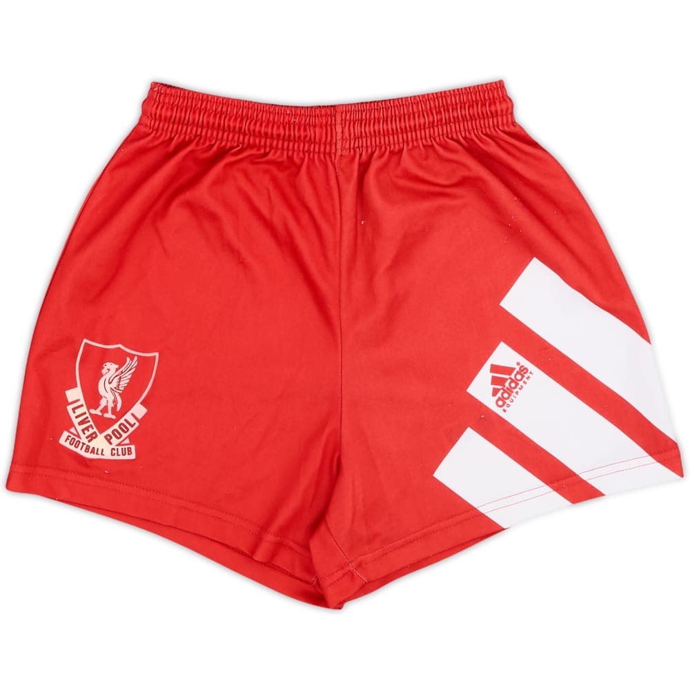 1991-92 Liverpool Home Shorts - 8/10 - (10-11 Years)