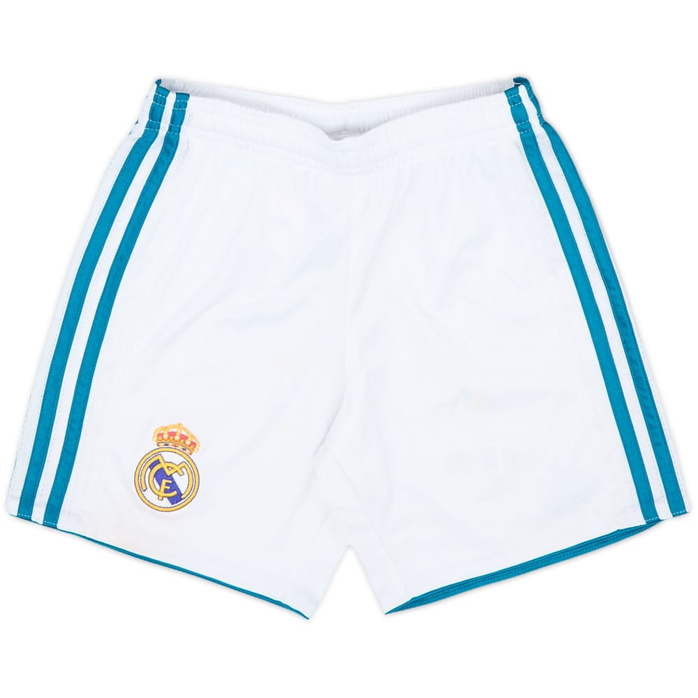 Pantalones cortos de local del Real Madrid 2017-18 - 6/10 - (Niños S)