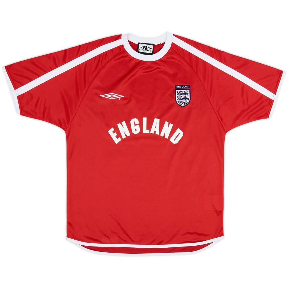 Camiseta de entrenamiento Umbro de Inglaterra 2000-02 - 10/10 - (S)