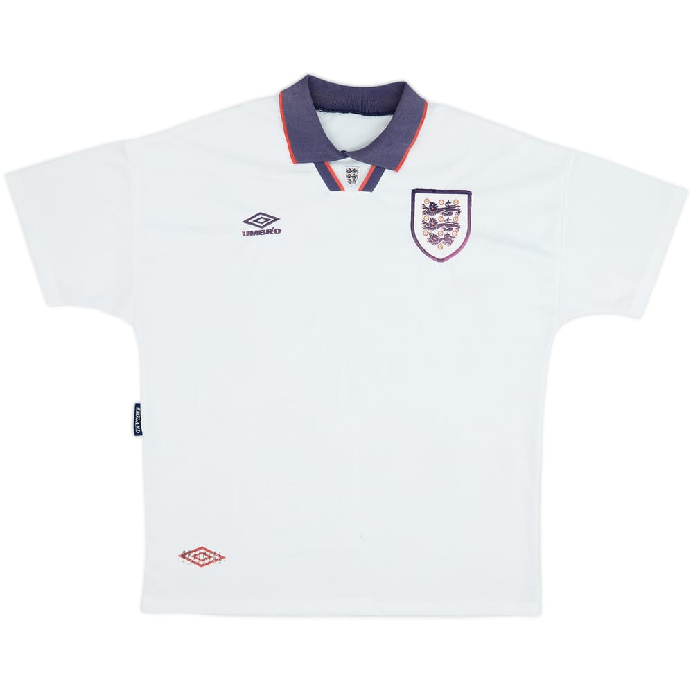 1993-95 England Home Shirt - 5/10 - (XXL)