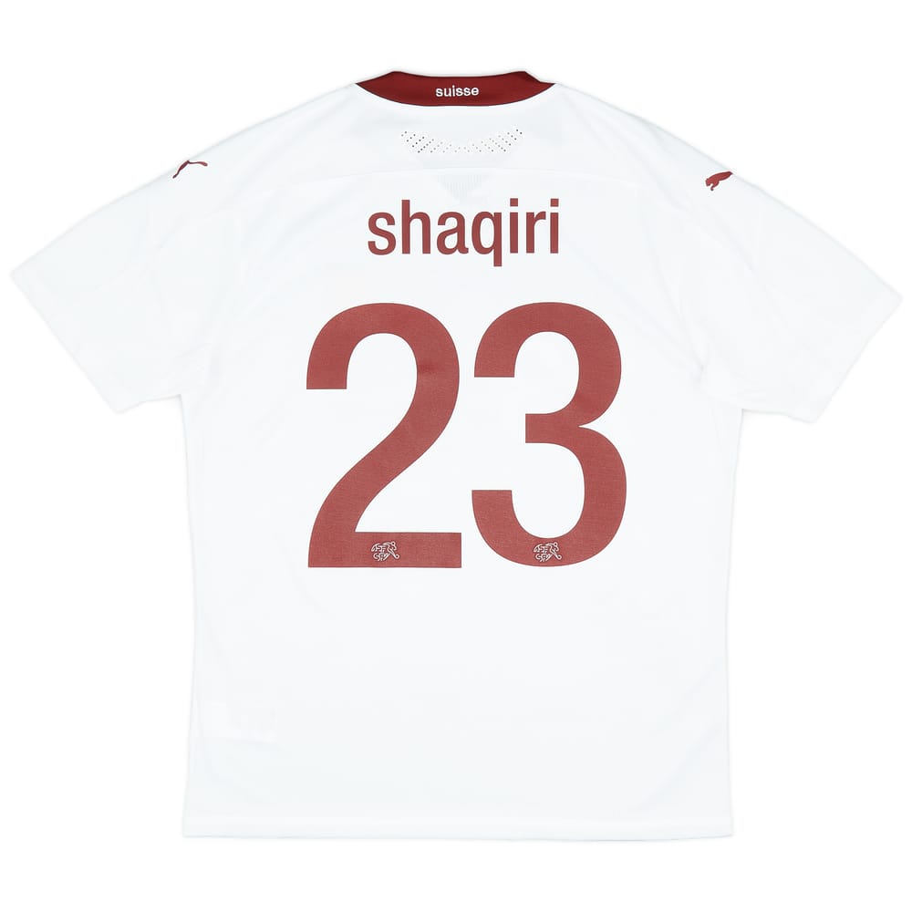 2020-21 Switzerland Authentic Away Shirt Shaqiri #23