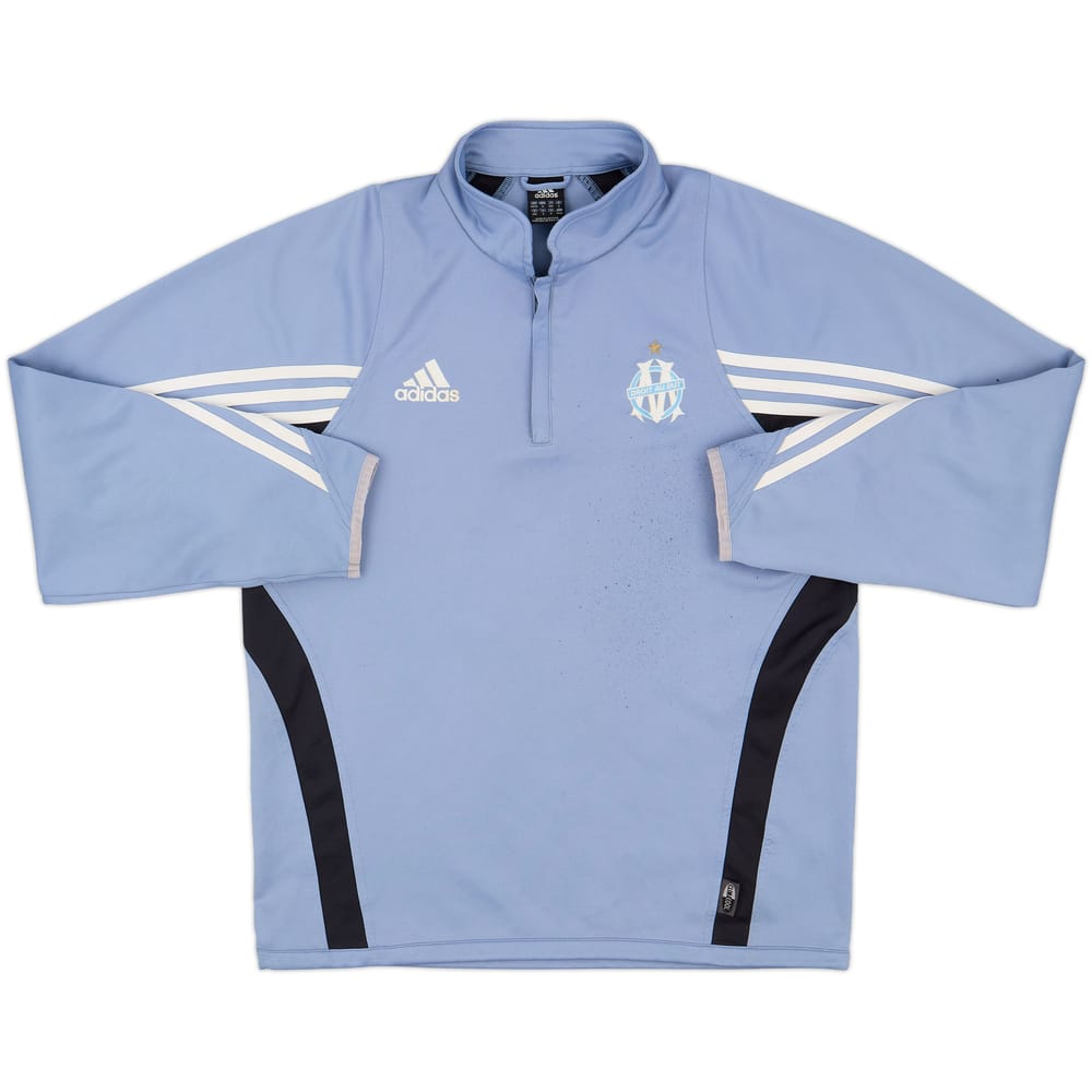 2004-05 Olympique Marseille adidas 1/4 Zip Training Top - 8/10 - (M/L)