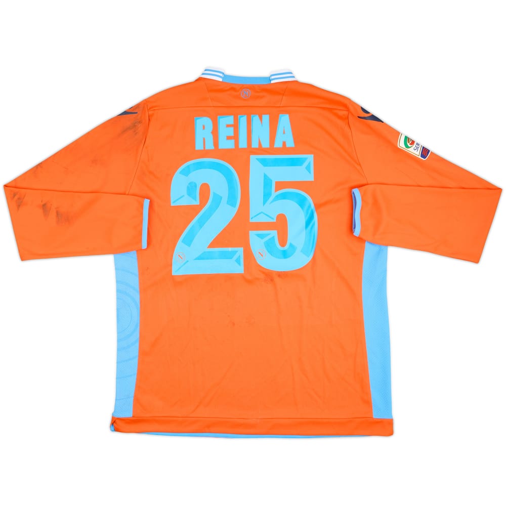 2013-14 Napoli Match Worn GK Shirt Reina #25