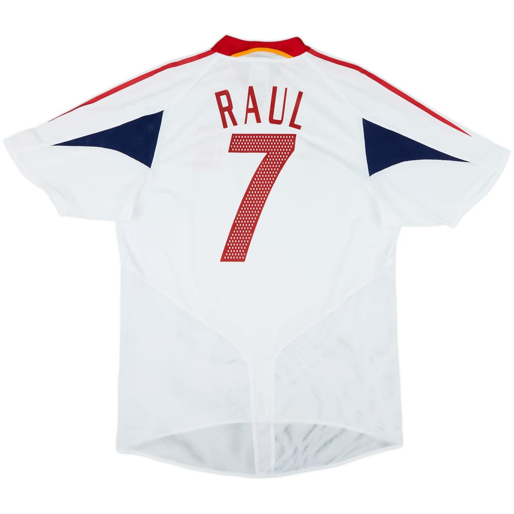 2004-06 Spain Away Shirt Raul #7 - 8/10 - (L)