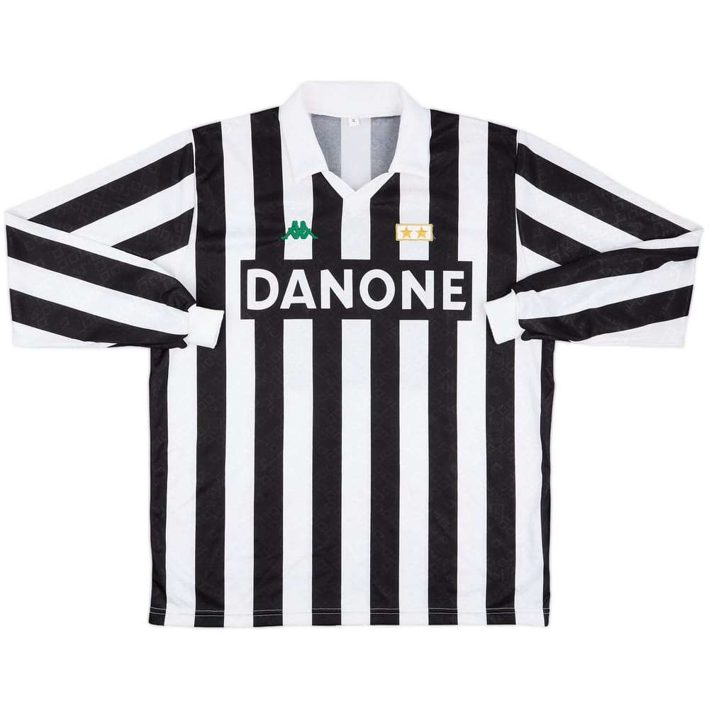 1992-94 Juventus Match Issue Home L/S Shirt #16