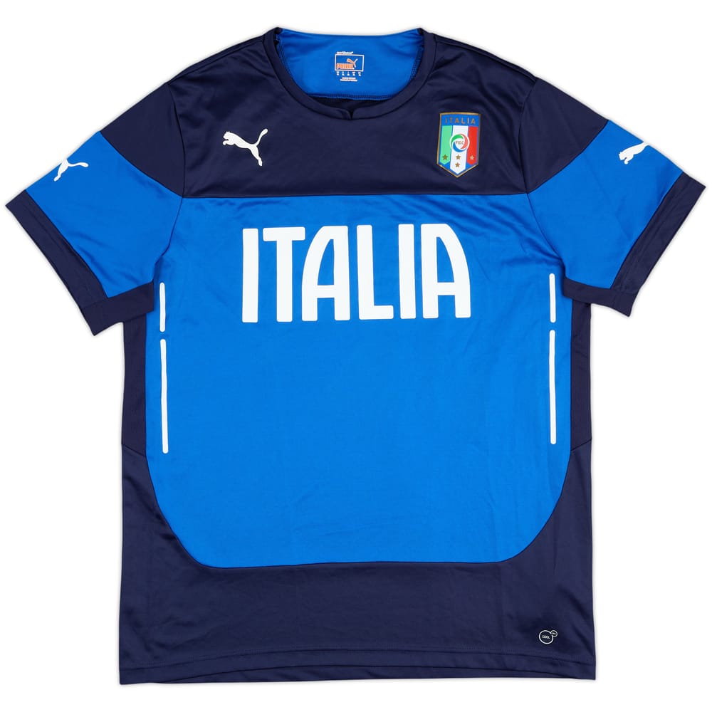2014-15 Italy Player Issue Training Shirt (Marcolin) - 9/10 - (XL)