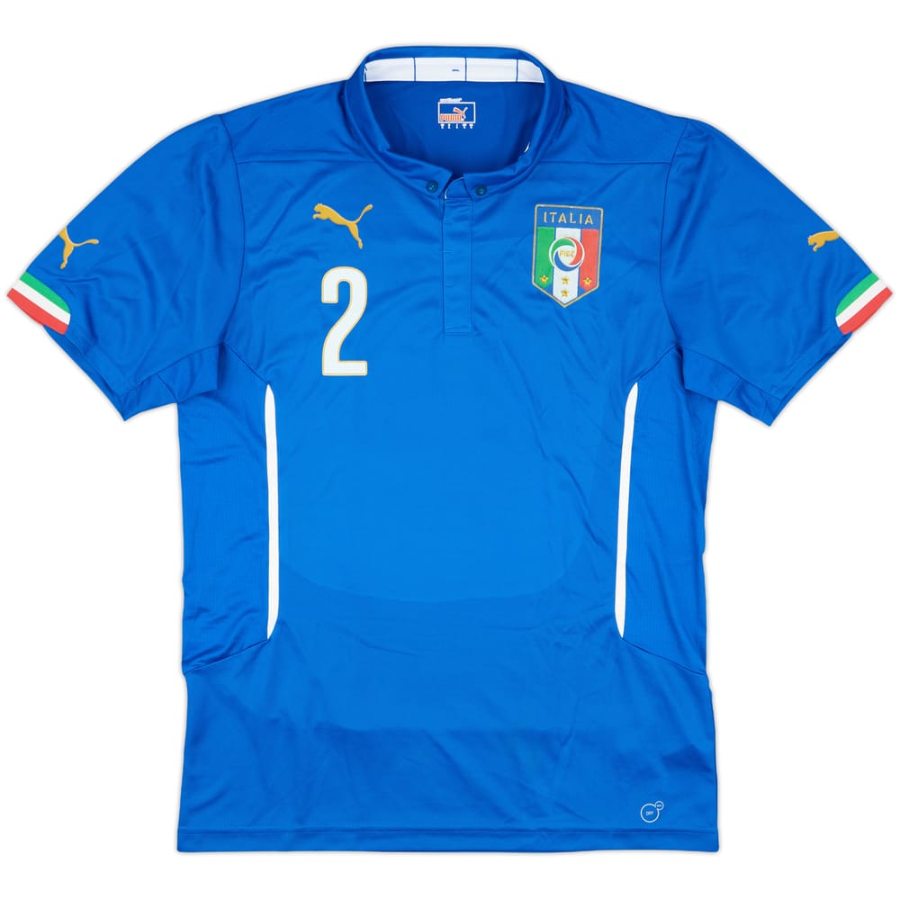 2014-15 Italy Match Issue Home Shirt #2 (Marcolin)