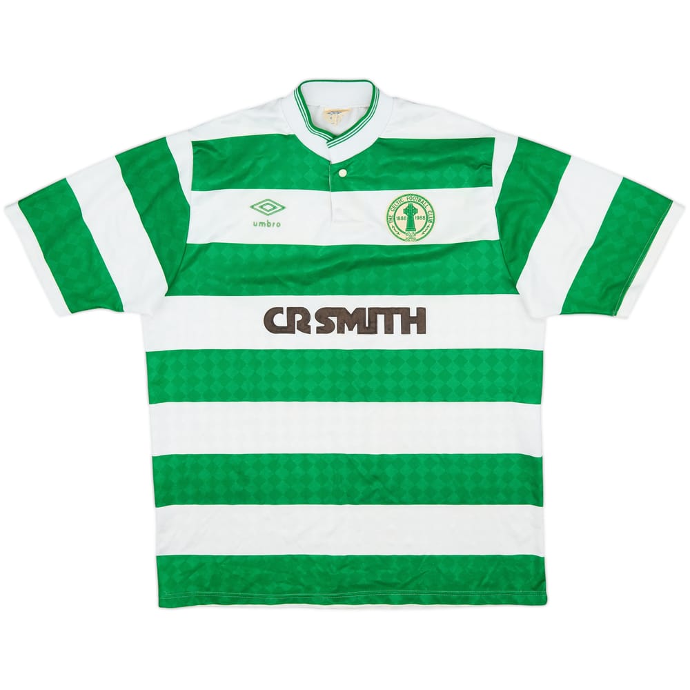 1987-89 Celtic Centenary Home Shirt - 8/10 - (M)