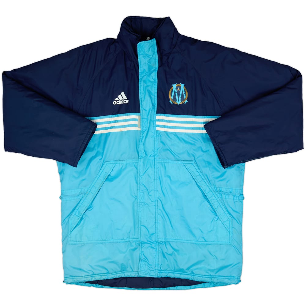 1999-00 Olympique Marseille adidas Bench Coat - 5/10 - (M/L)