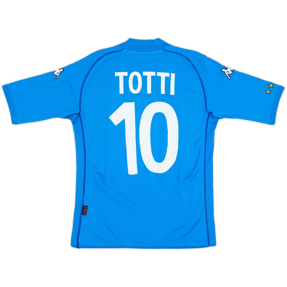 2002 Italy Home Shirt Totti #10 - 6/10 - (M)