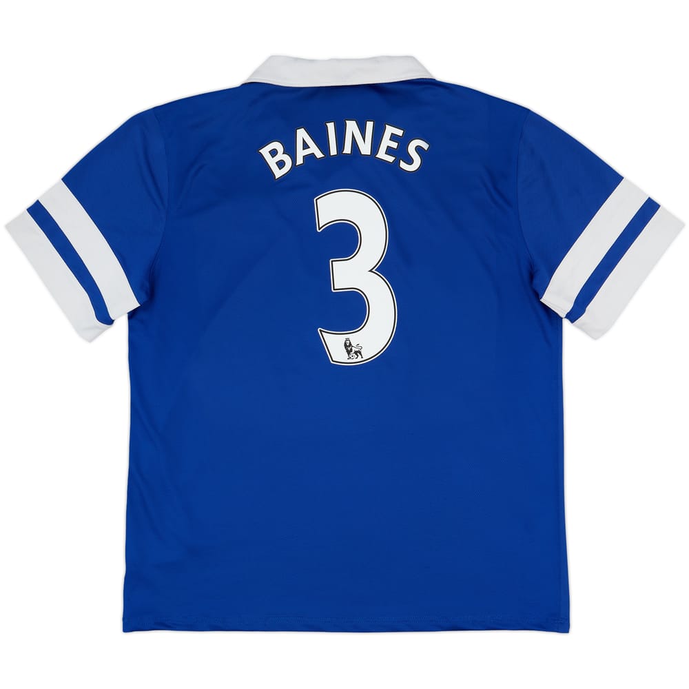 2013-14 Everton Home Shirt Baines #3 - 6/10 - (XL)