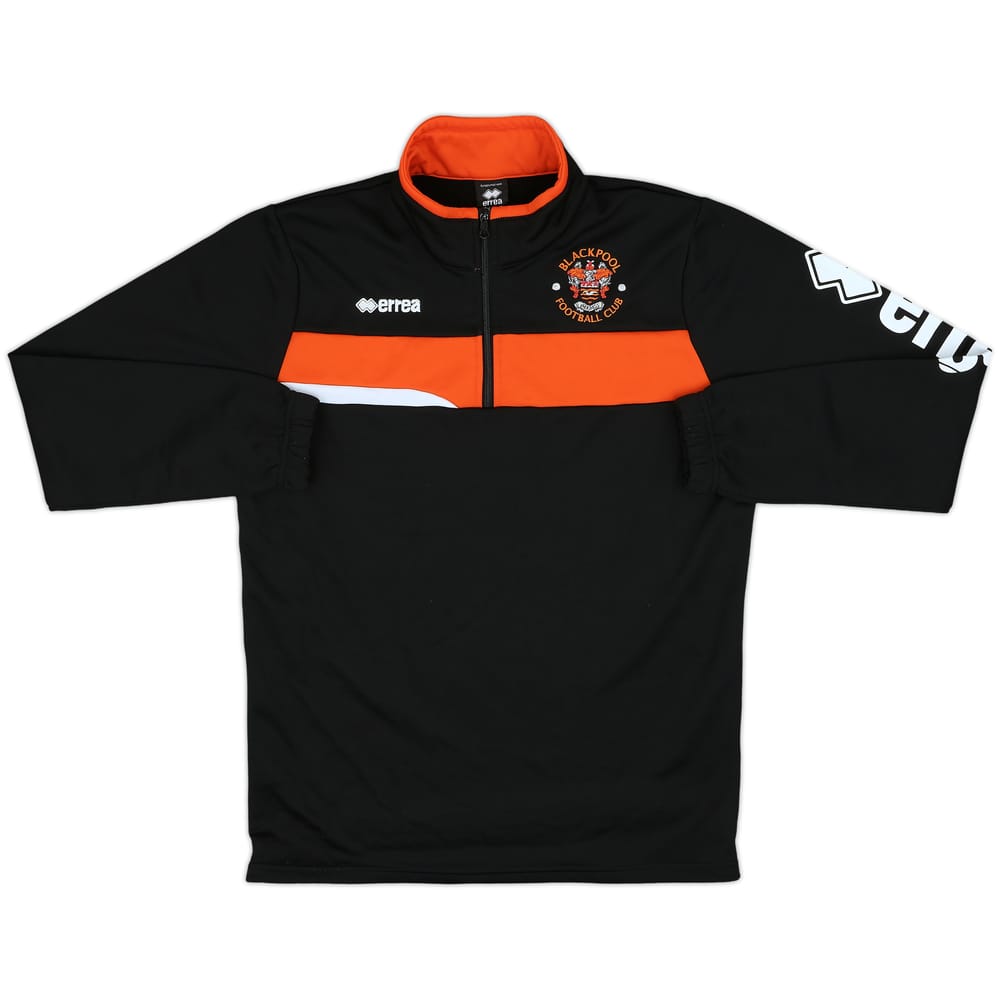 2016-17 Blackpool Errea 1/4 Zip Training Top - 8/10 - (M)