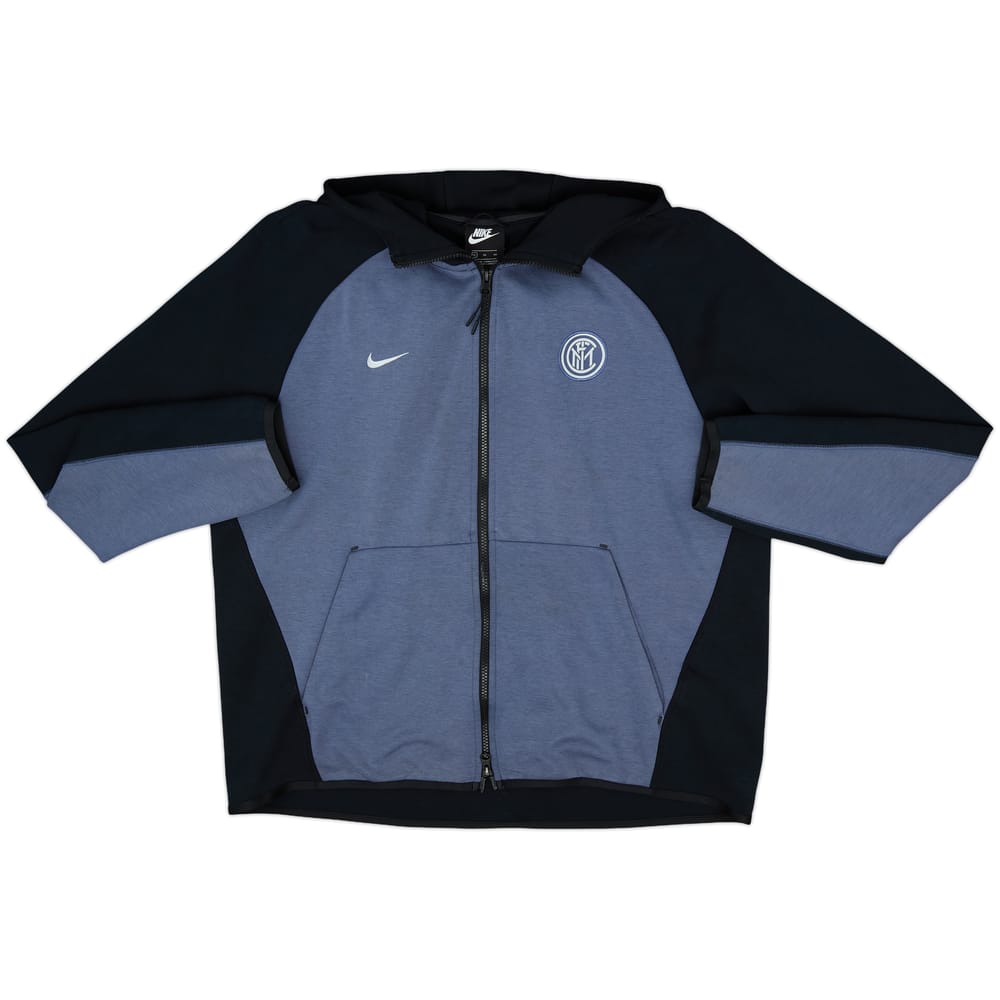 2018-19 Inter Milan Nike Hooded Track Jacket - 8/10 - (XL)