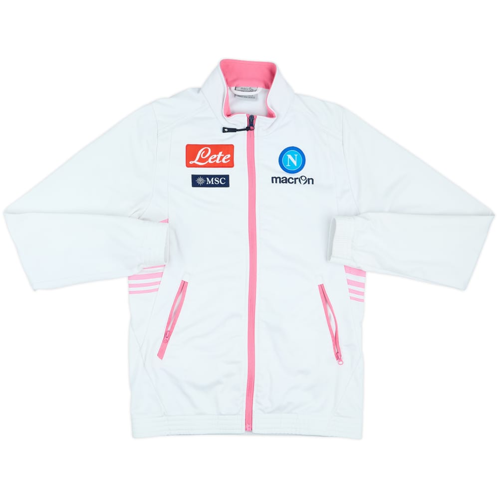 2014-15 Napoli Macron Track Jacket - 6/10 - (XL.Boys)