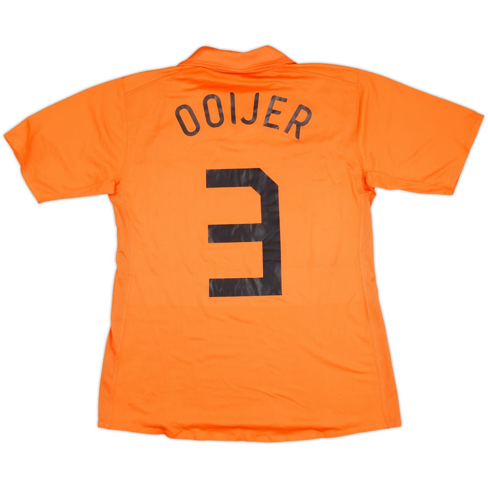 2006 Netherlands Match Worn Home Shirt Ooijer #3