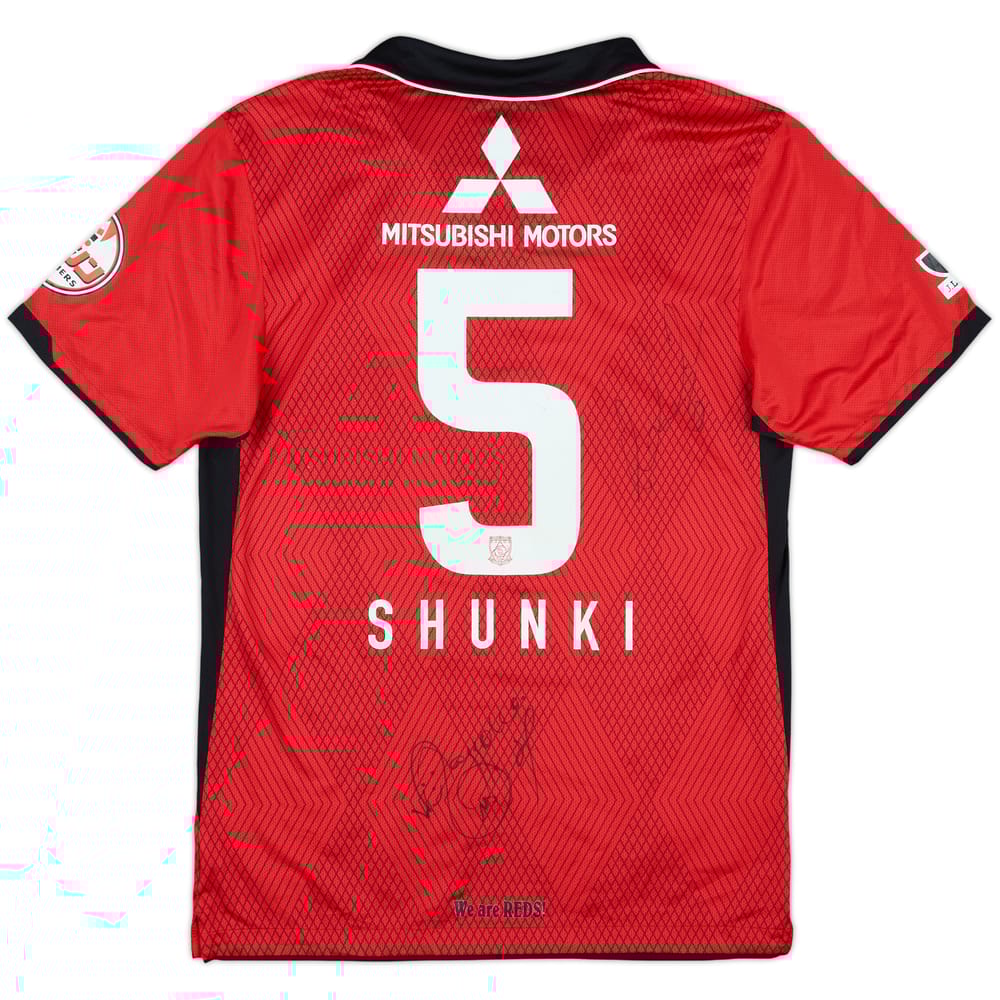 2011 Urawa Red Diamonds Match Issue Signed Home Shirt Shunki #5