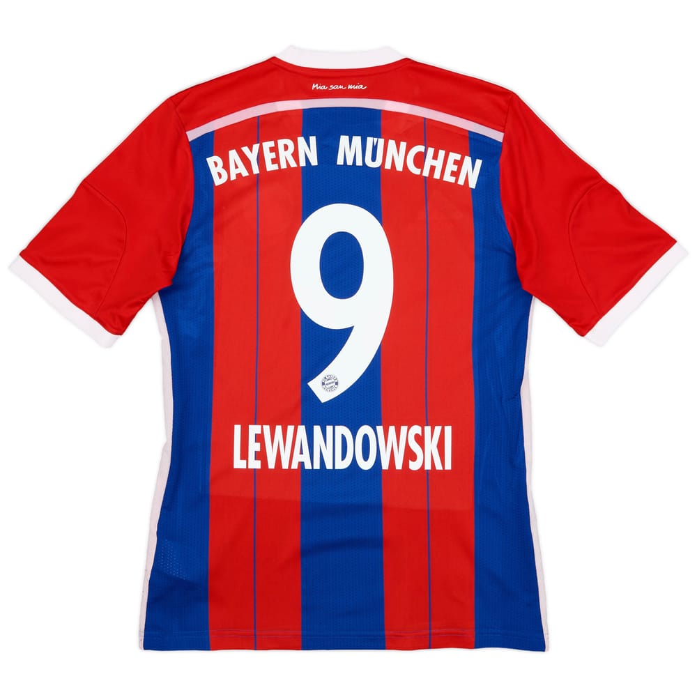 2014-15 Bayern Munich Home Shirt Lewandowski #9 - 6/10 - (S)