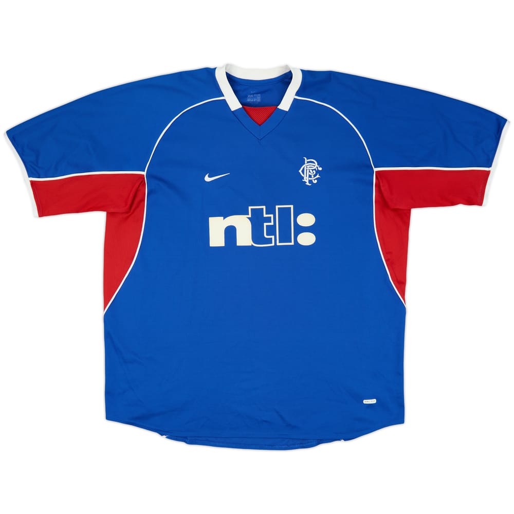 2001-02 Rangers Home Shirt - 8/10 - (XXL)
