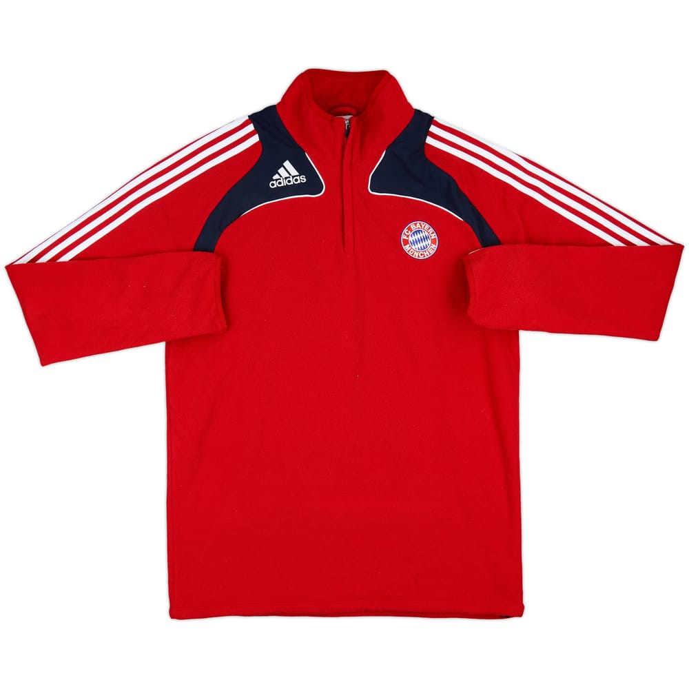 2008-09 Bayern Munich adidas 1/4 Zip Fleece Top - 9/10 - (L)