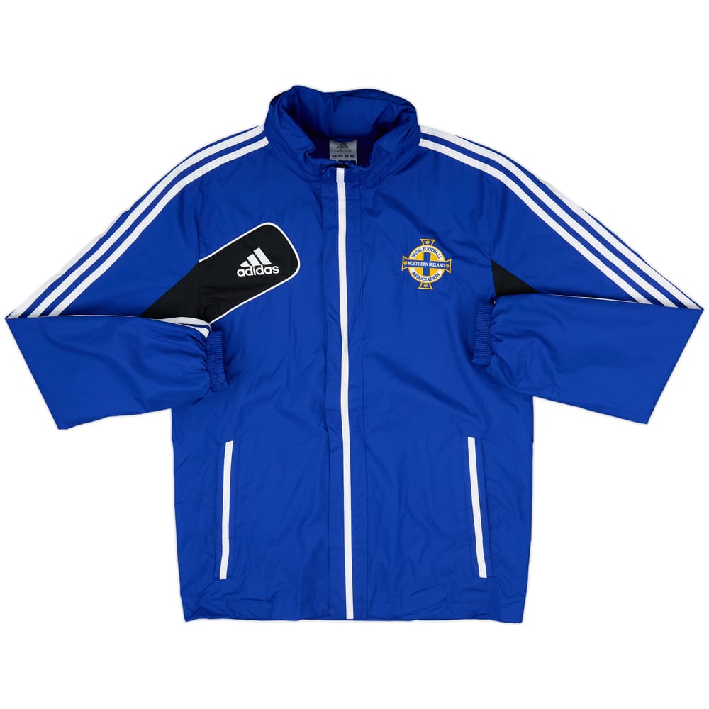 2012-13 Northern Ireland adidas Hooded Rain Jacket - 9/10 - (S)