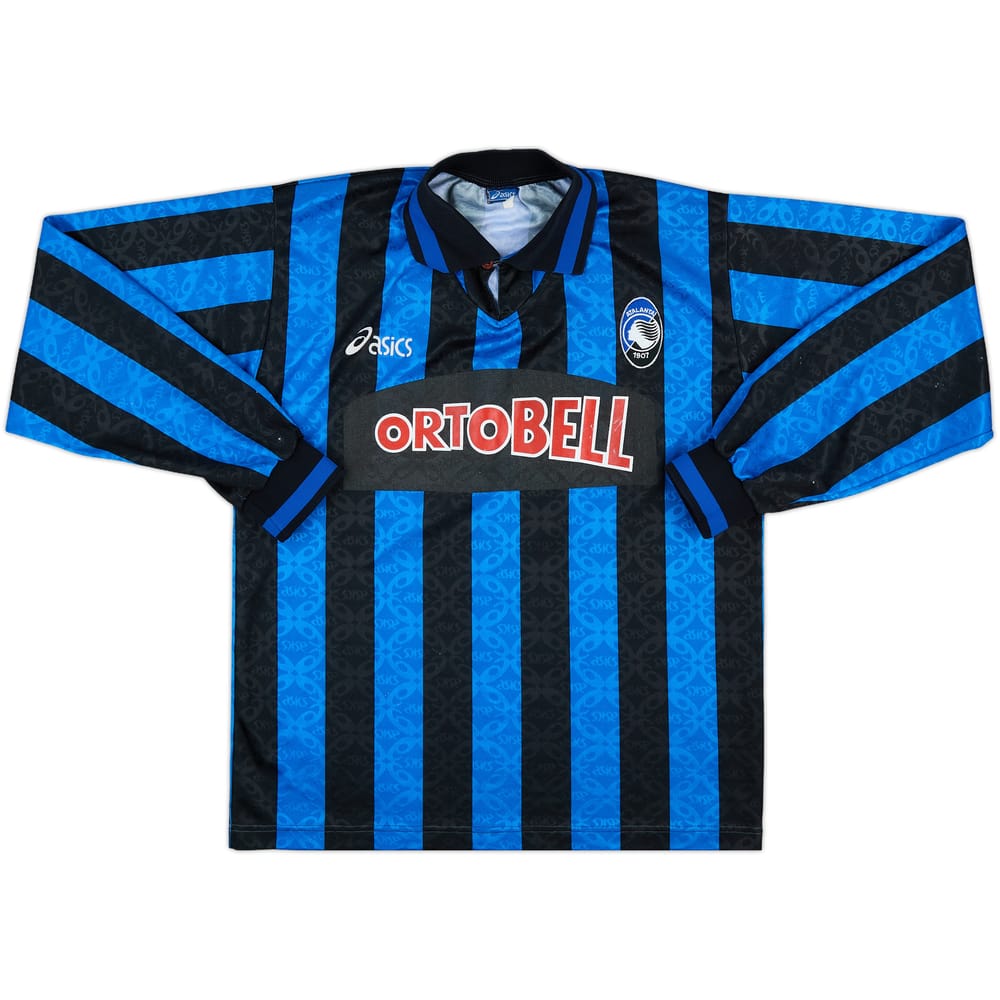 1995-96 Atalanta Match Issue Home L/S Shirt #10