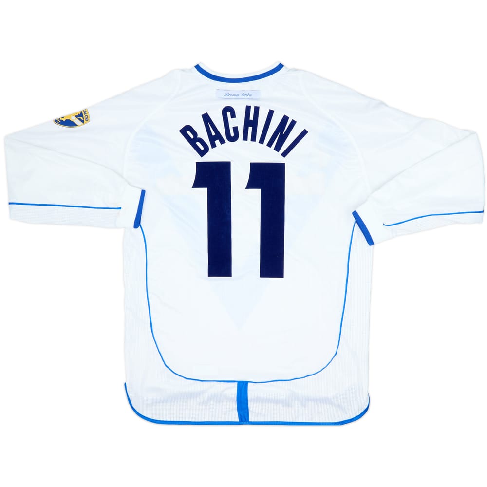 2002-03 Brescia Match Issue Away L/S Shirt Bachini #11