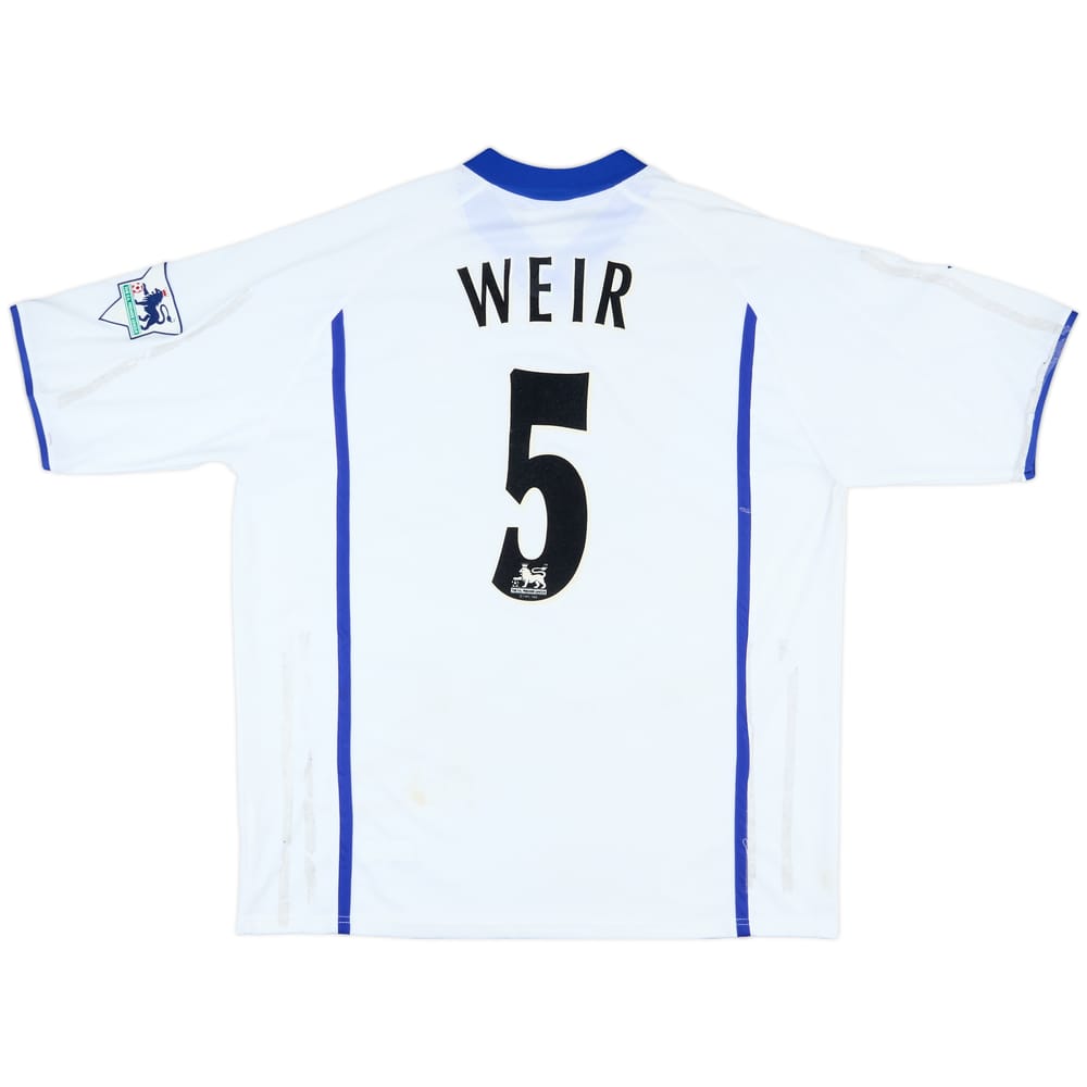 2002-03 Everton Away Shirt Weir #5 - 3/10 - (XL)