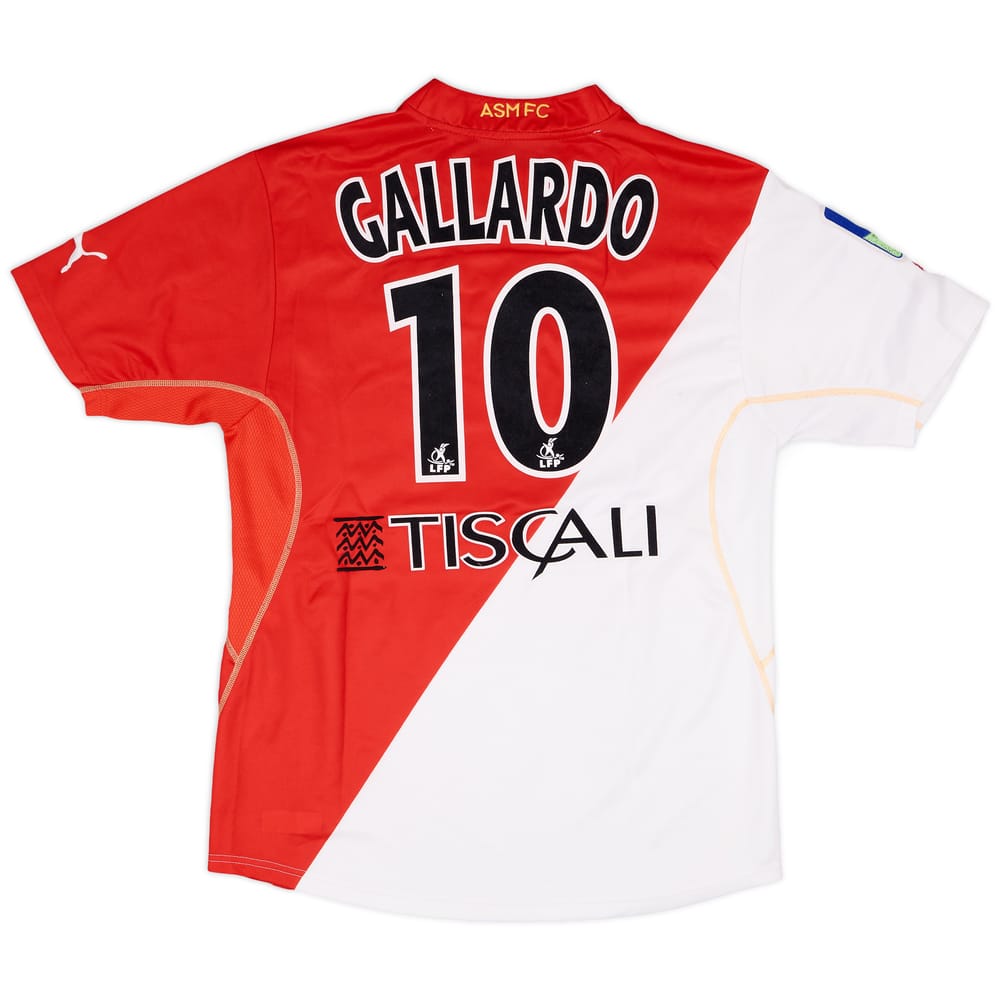 2002-03 Monaco Match Issue Home Shirt Gallardo #10