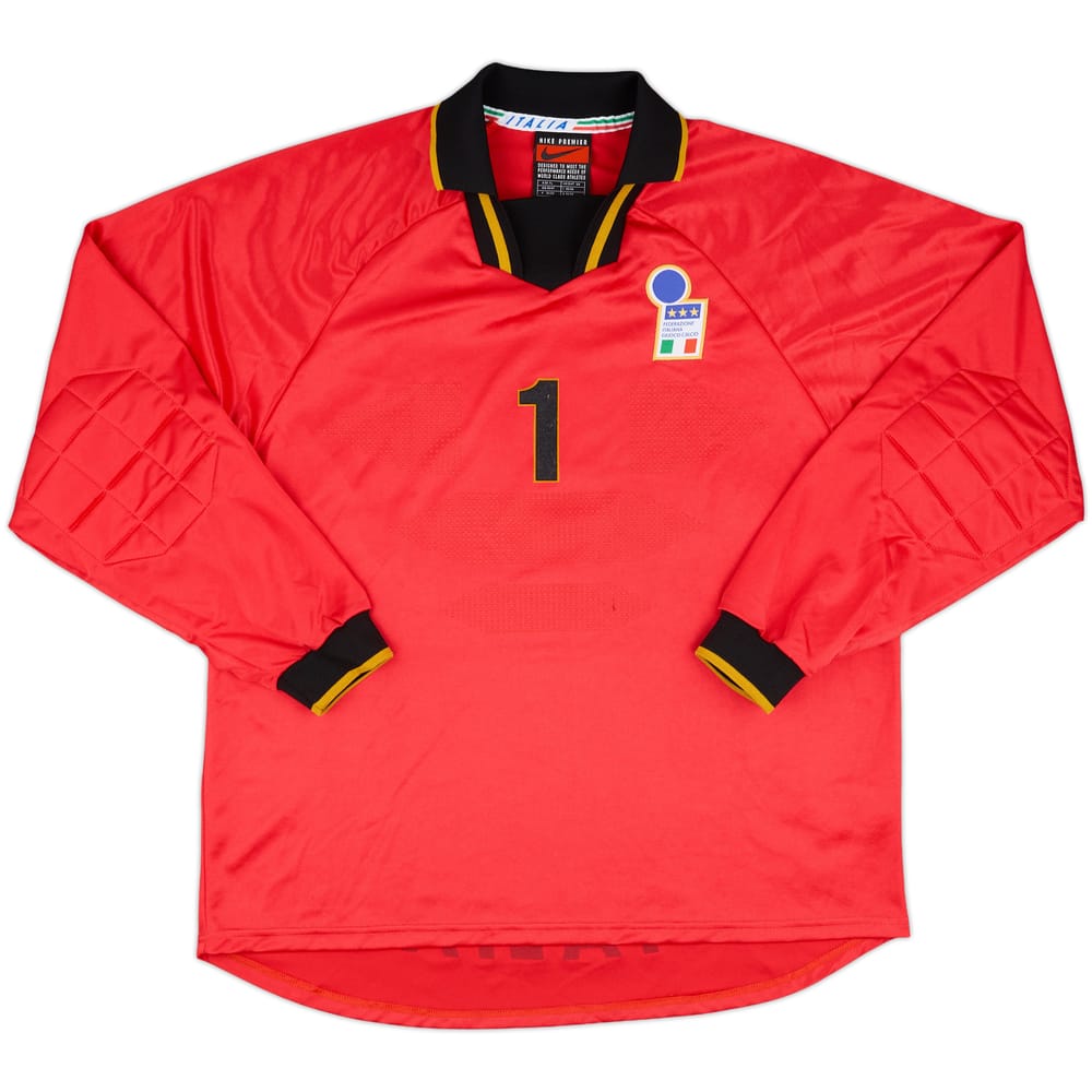 1996-97 Italy Player Issue GK Shirt #1 - 9/10 - (XL)