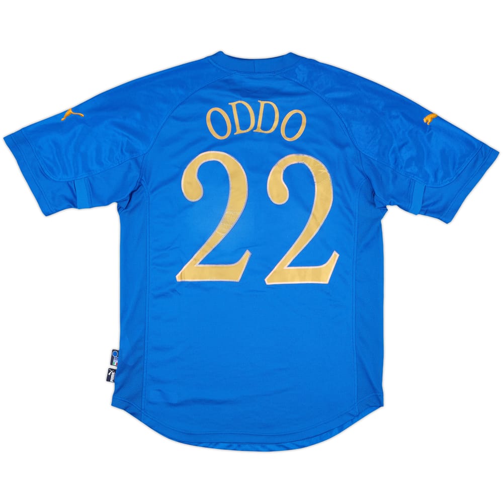 2004-06 Italy Home Shirt Oddo #22 - 7/10 - (L)