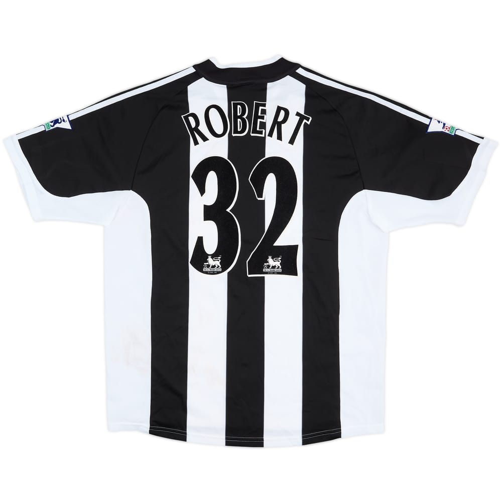 2002-03 Newcastle Match Worn Home Shirt Robert #32