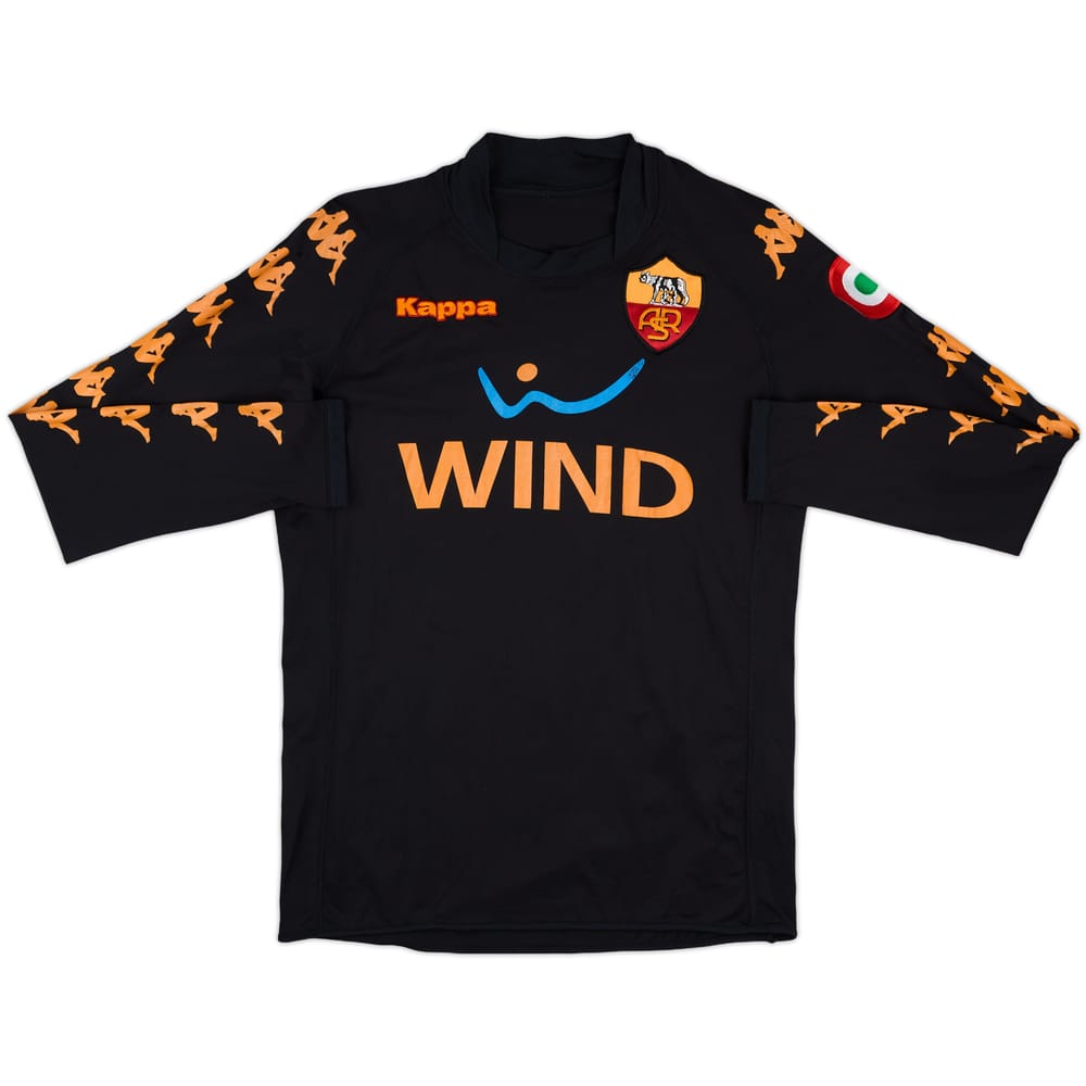 2008-09 Roma Match Issue Third L/S Shirt #32