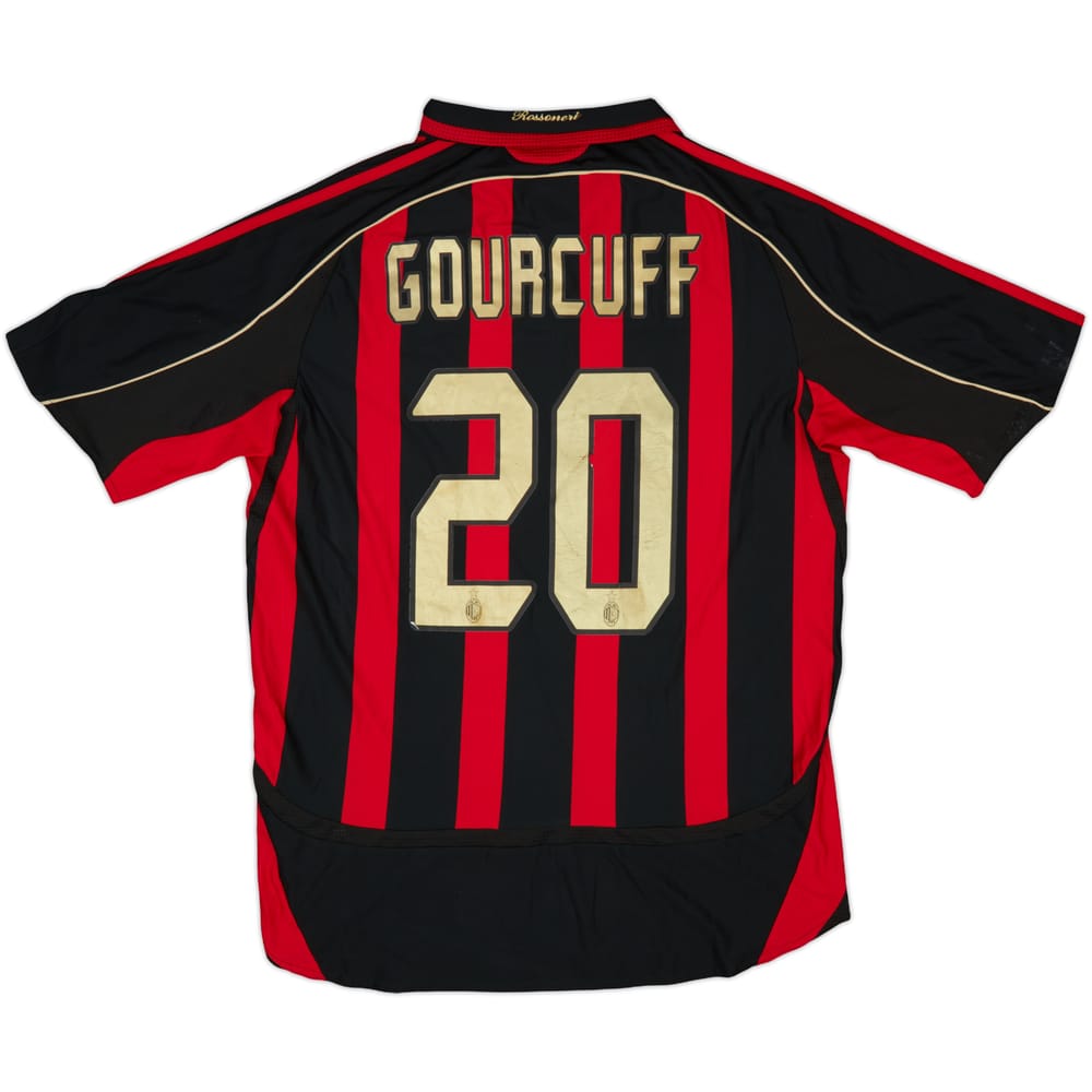 2006-07 AC Milan Home Shirt Gourcuff #20 - 4/10 - (L)
