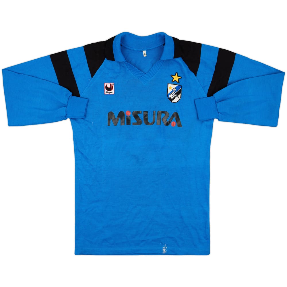 1988-89 Inter Milan Uhlsport Training L/S Shirt #6 - 8/10 - (L)