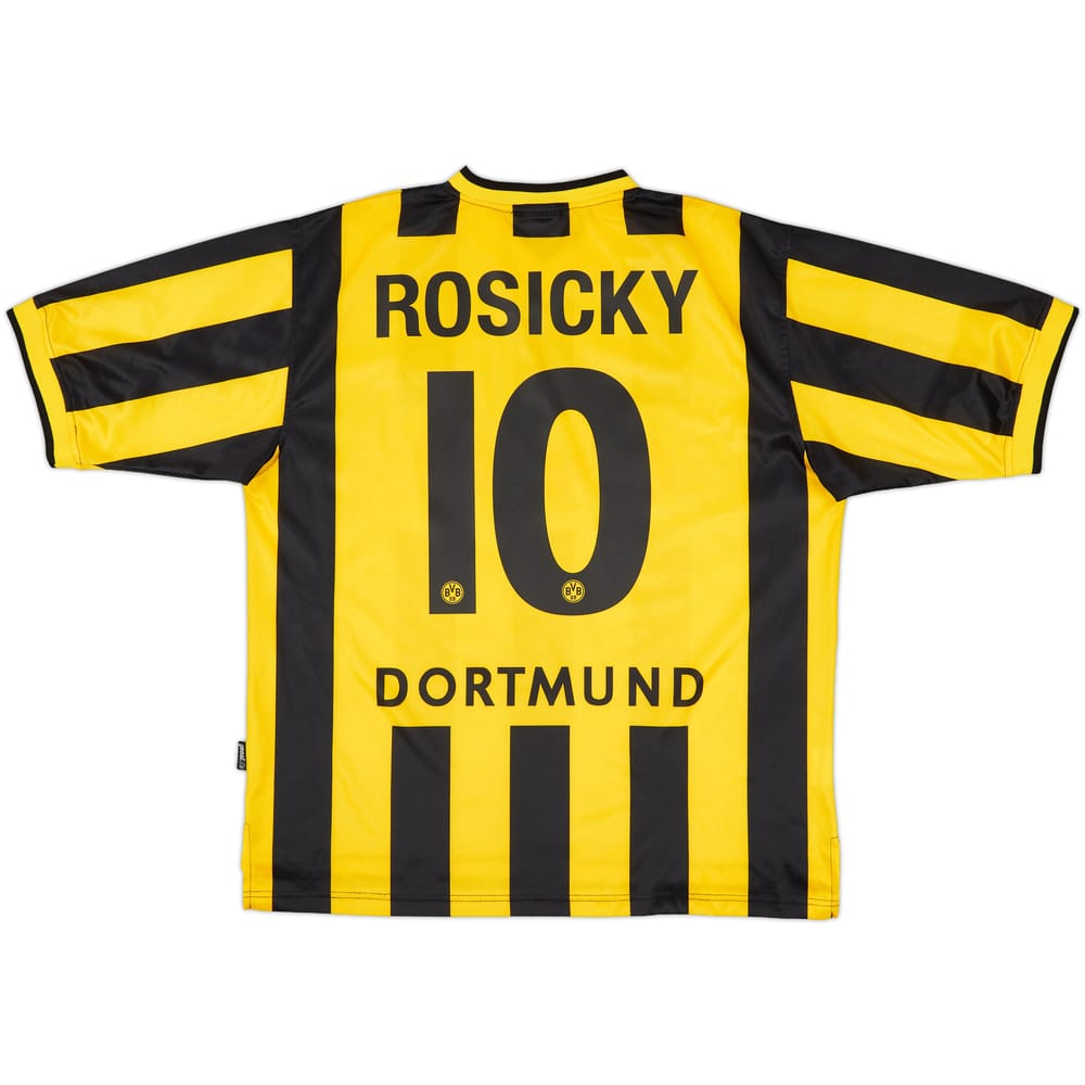 2000-02 Borussia Dortmund Home Shirt Rosicky #10 - 8/10 - (L)