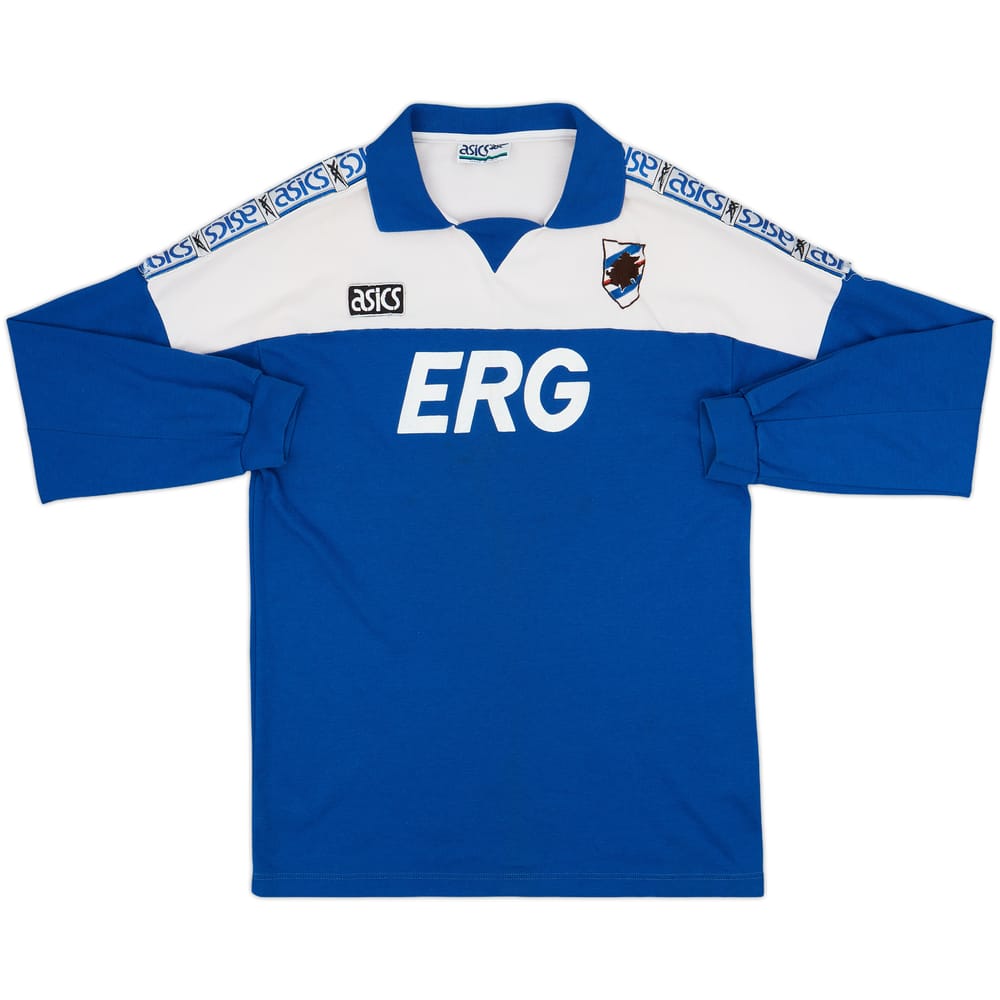 1992-94 Sampdoria Asics Training L/S Shirt - 6/10 - (XL)