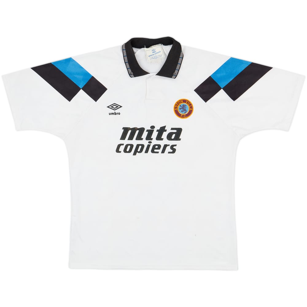 1990-92 Aston Villa Away Shirt - 8/10 - (XL)