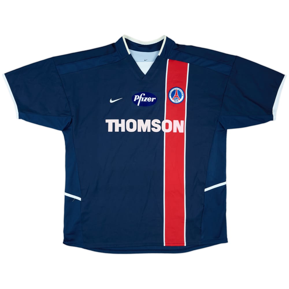 2002-03 Paris Saint-Germain Home Shirt #11 - 8/10 - (XL)