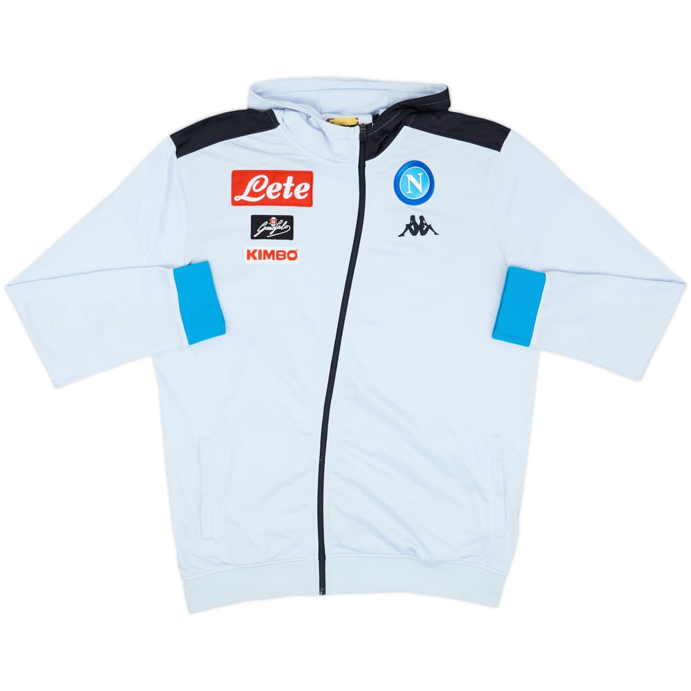 2018-19 Napoli Kappa Hooded Track Jacket - 6/10 - (3XL)