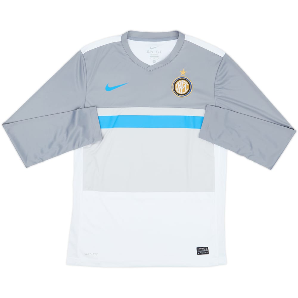 2011-12 Inter Milan Nike Training L/S Shirt - 8/10 - (M)