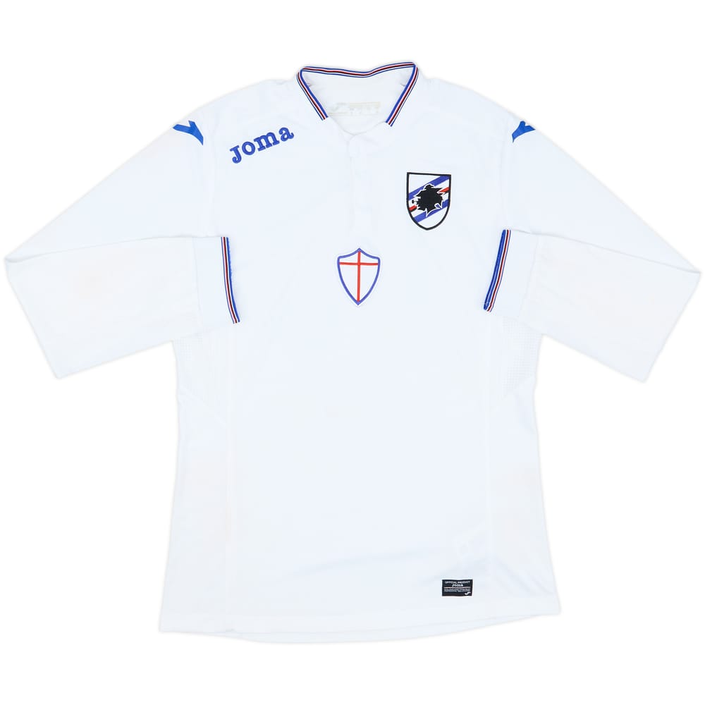 2015-16 Sampdoria Away L/S Shirt - 7/10 - (L)