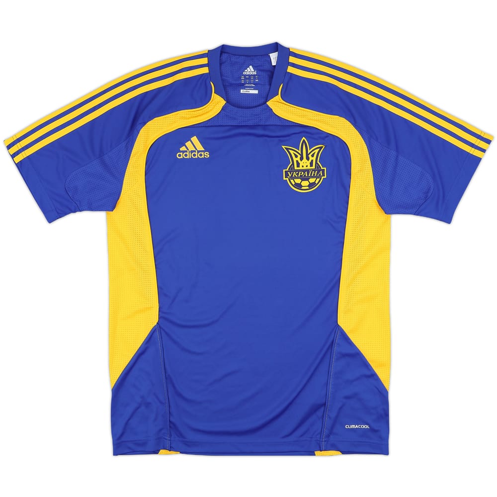 2010-11 Ukraine adidas Training Shirt - 8/10 - (M)