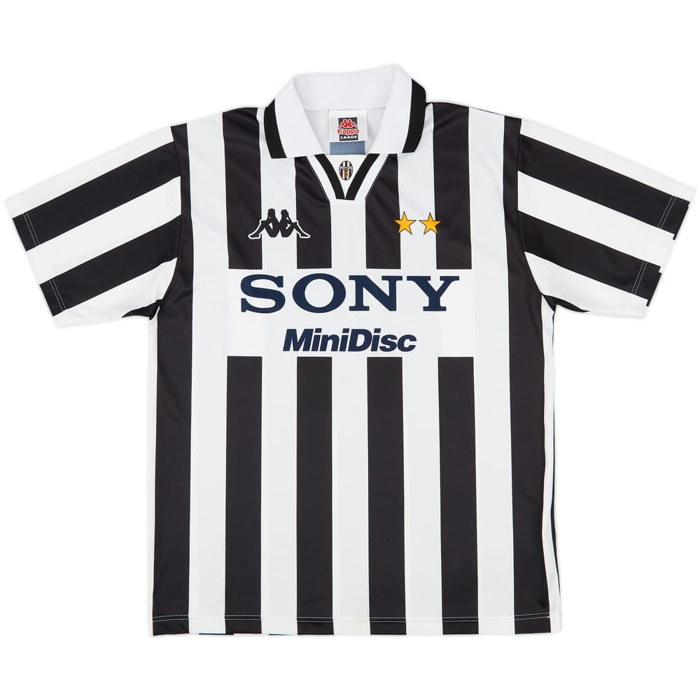 1995-97 Juventus Basic Home Shirt - 7/10 - (L)