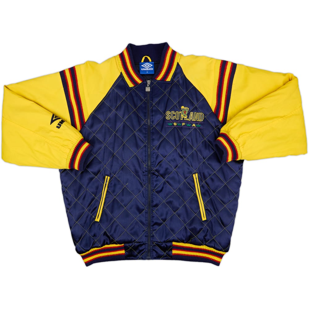 1994-96 Scotland Umbro Padded Track Jacket - 8/10 - (M)
