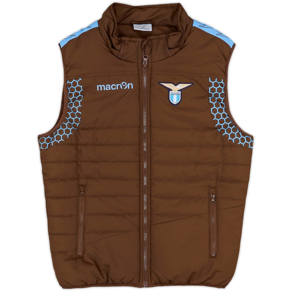 2015-16 Lazio Macron Padded Gilet - 8/10 - (L.Boys)