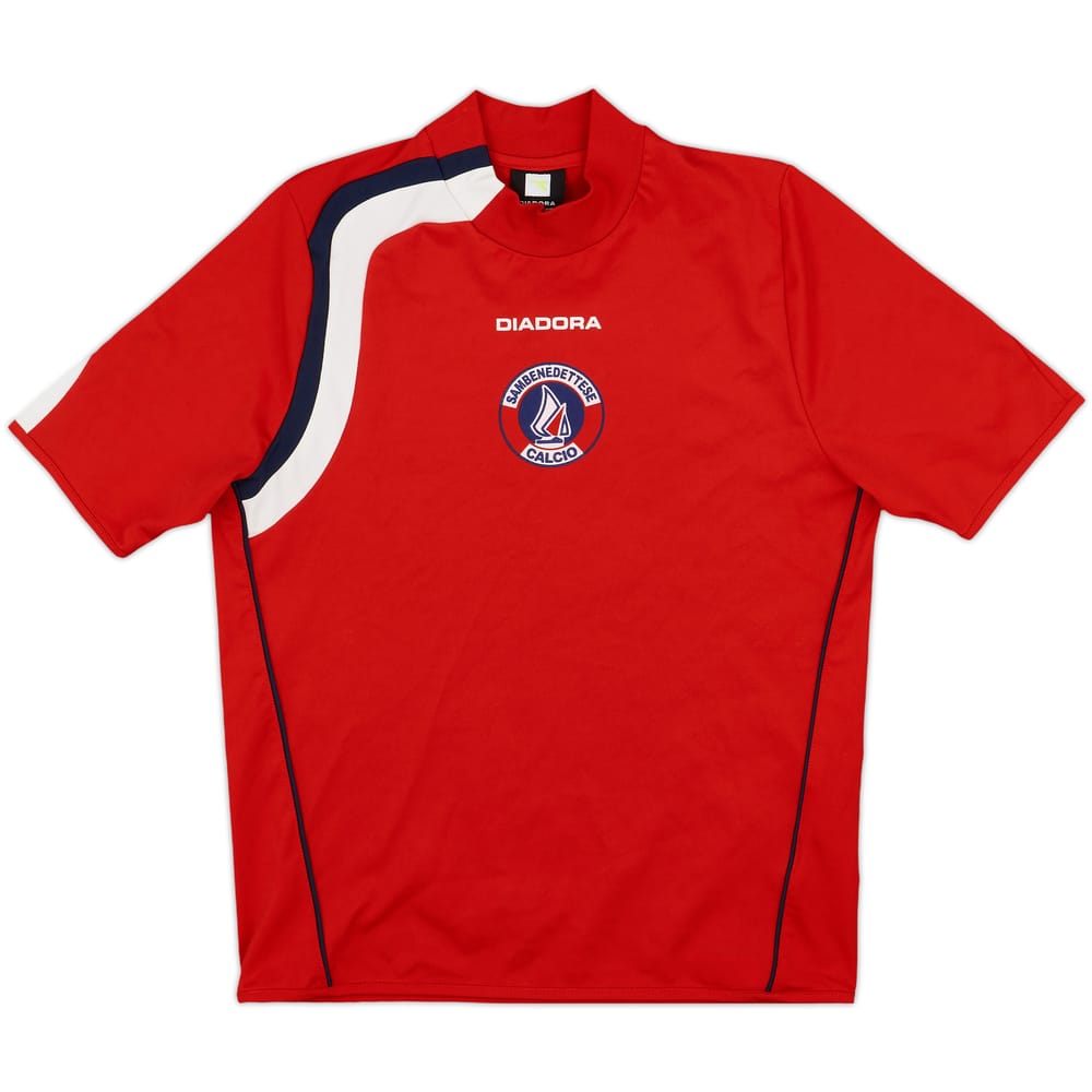 2006-07 Sambenedettese Diadora Training Shirt - 7/10 - (S)